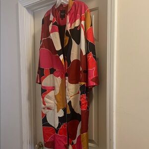 Vibrant Multicolor Abstract Duster Tracee Ellis Ross